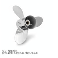 boat motor  Motor Propeller Stainless Steel 3 Propeller Replacement for Boat Owners
