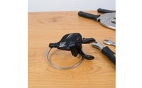 Rear Derailleur with Thumb Shifter Cable-Actuated Bike Shifting Component Rear Derailleur Matte Black Thumb Shifter Long-Lasting