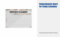 Transparent Magnetic Acrylic Board, Erasable Fridge Note Board, Weekly Monthly Planner, Refrigerator Display