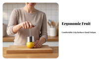 Anti-Rust Apple Corer Easy to Clean Pear Core Remover Long-Lasting for Food Prep, Cooking, Baking