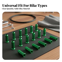Cycle Wire End Cap Alloy Material Aluminum Bike Wire Cap Bike Wire Clamp Tip Prevents Fraying Colorful Choices for Workshop