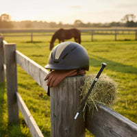 Matte Black Equestrian Helmet Adjustable Horse Riding Helmet CE Certified for Children