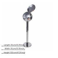 Stainless Steel Stand Outdoor Training Adjustable Chalk Dispenser Excellent Grip for Weightlifters, Lifters