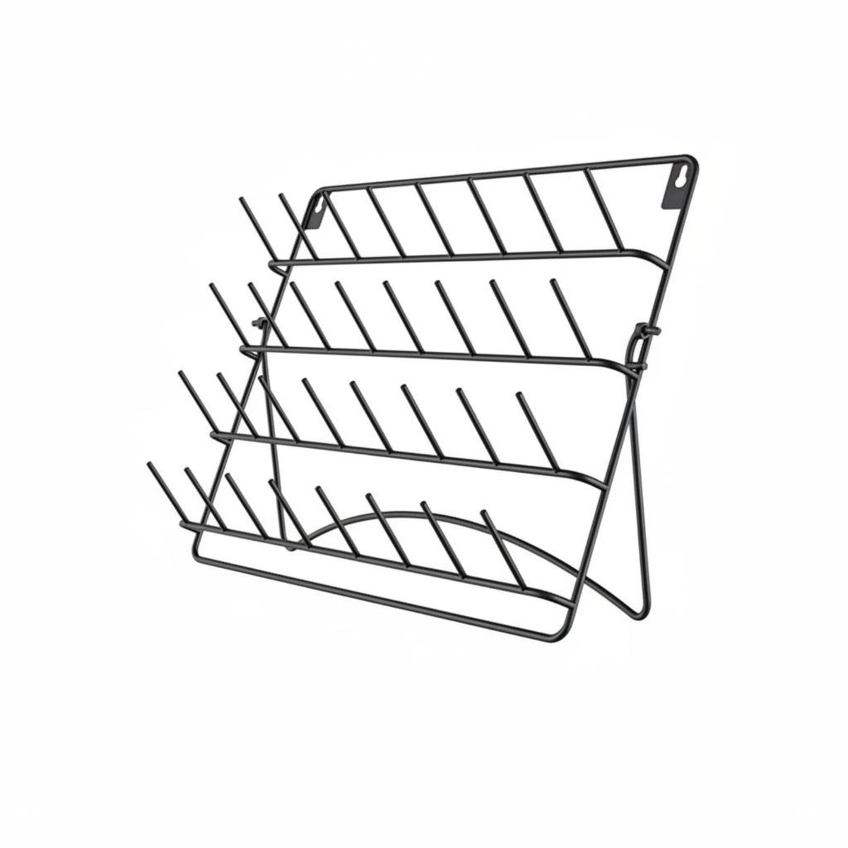 Space Saving Wall-Mounted Thread Rack Large Capacity Metal Sewing Thread Holder Easy to Install Sewing Line Display Rack Long-Lasting for Sewers, Crafters, Craft Room