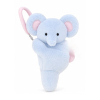 Cute Fuzzy Tissue Holder with Strap Soft Cartoon Animal Tissue Holder for Road Trips