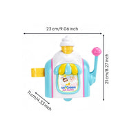Soft Serve Ice Cream Bubble Maker Rounded Wall-Mounted Bubble Maker for Bathroom