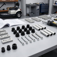Golf Cart Hardware Kit Machined Small Vehicle Repair Kit with Sleeves for Mechanics