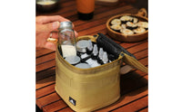 Carry Handle Camping Condiment Organizer Strap Band Condiment Storage Bag Space-Saving Camp Seasoning Bag Lightweight for Picnic