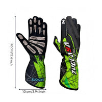 Karting Gloves Outer-Seam Full-Finger Driving Gloves Ergonomic Fit Sports Accessory