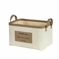 foldable textile container Built-in Handles foldable textile Box Sturdy Frame