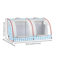 Foldable Car Pet Kennel Breathable Pet Kennel with Mesh Panels Travel-Friendly Foldable Crate for Trunk