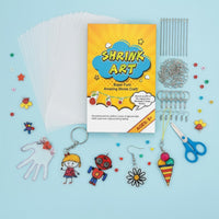 175 Pieces Shrinks to 20% Size Shrink Plastic Sheet Set Frosted and Glossy Sides Heatable Shrinky Paper Kit for Children