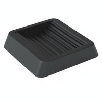 Furniture Wheel Stopper Wide Application Rubber Wheel Stopper Heavy Duty Caster Cup for Office