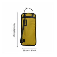 Drumstick Bag Portable Percussion Carrying Case Drum Holder for Students, Drummers