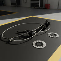 Hydraulic Disc Brake Kit Ventilated Disc Brake Kit with Calipers Braided All-Season for DIY Builders