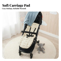 Warm Universal Stroller Seat Cushion Soft Baby Stroller Seat Pad for Toddlers, Infants, Outdoor, Travel