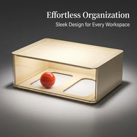 Stackable Desk Drawers for Office Storage, Desktop Drawer Organizer with 6L Capacity, HIPS Small Unit for Home