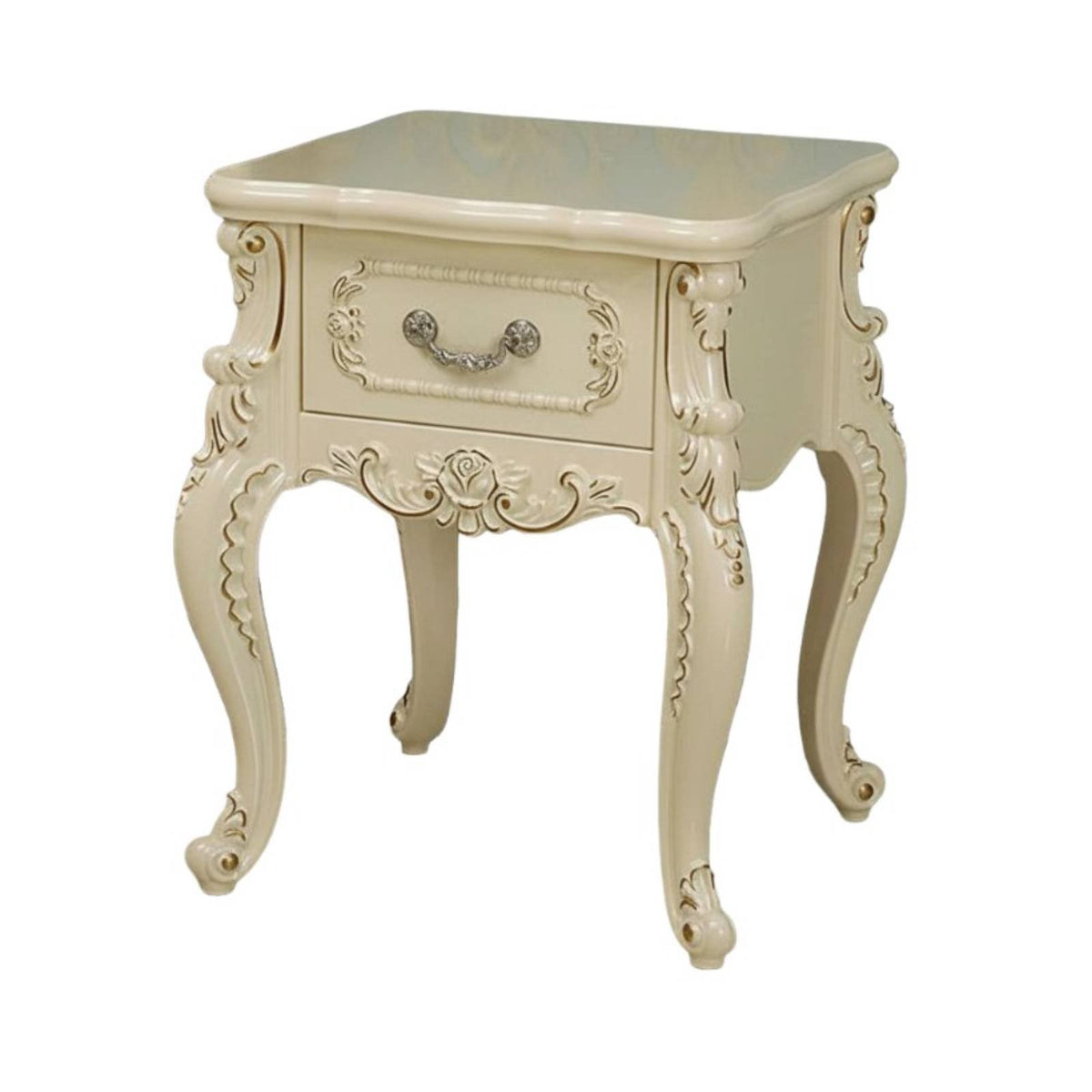 Two-Shelf Square Stand European design End Table Space-Saving adaptable Use for Homeowners, Decorators, Bedroom, Entryway