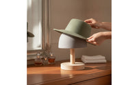 Hat Display Stand Freestanding Hat Holder with Wooden Cap with Base Display Wooden Base for Milliners, Retail Store