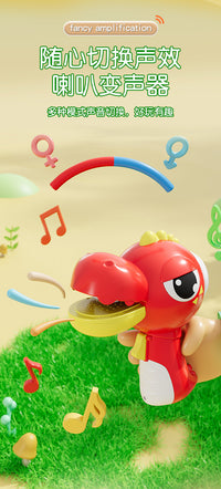 Dinosaur Voice Changer Megaphone Toy with Recording Function