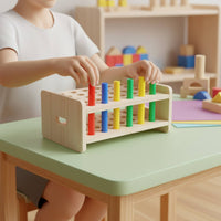 Wooden Scissors Storage Rack Wood Scissors Storage Rack Unfinished Wooden Desktop Organizer for Crafters, Classroom