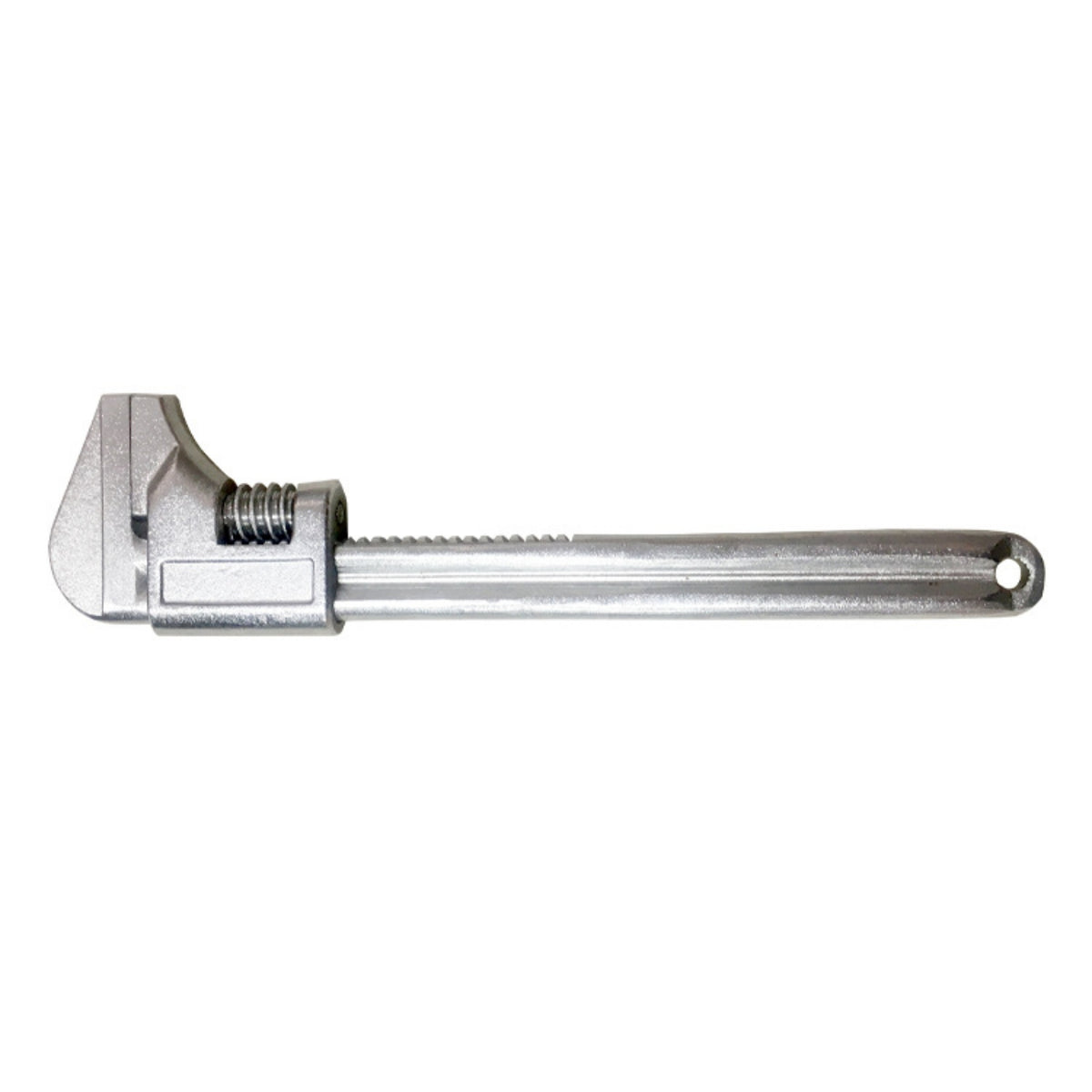 Straight-Handle Adjustable Pipe Wrench Metal Pipe Wrench Heavy-Duty Adjustable Spanner Portable for Plumbers, Mechanics, Plumbing, Workshop, Vehicle Repair