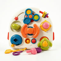 Space-Themed Baby Busy Board Portable Montessori Busy Board Educational Toy Safe for Floor Play