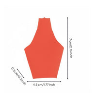 High Neck Doll Vest Sleeveless 1/6 Scale Backless Top Ribbed Knit 1/6 Doll Short Top