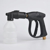 Spray Bottle with Integrated Soap Dispenser for Car Cleaning, Manual Pump Sprayer for Thick Car Foam, Portable Foam Washing Tool, Spray Nozzle