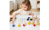 Educational Wooden Alphabet Stamp Set Educational Wooden Alphabet Stamping Set Early Learning Spelling Game Preschool for Preschoolers, Kids, Toddlers, Homeschool, Classroom, Playroom