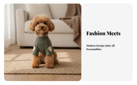 Soft Material Heart Embellishment Dog Sweater Machine Washable Small Dog Pullover for Cats, Young Dogs, Cold Weather, Daily Wear