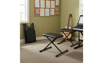Folding Instrument Stool Sturdy Adjustable Keyboard Stool Heavy Duty Bench for Pianists, Instrumentalists