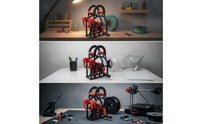 3D Printer Filament Rewinder Hand-Crank Filament Rewinder Spool Winder Manual Machine Gear-Driven for Makers, Workshop