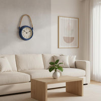 Mute Nordic Aesthetic Wall Wall Timepiece Quartz Movement Home Decor Retro for Office