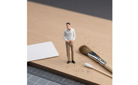 Miniature Figurine Hand-Painted Male Figurine Realistic Statue for Collectors