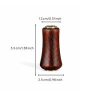 Wood Reel Handle Knob DIY Modification Tapered Reel Handle Knob Hand Polished for Anglers