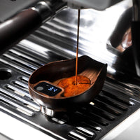 Digital Coffee Bean Weighing Tray with Scale Electronic Wooden Coffee Dosing Tray Single-Dose Weigh Boat Exact for Espresso Enthusiasts