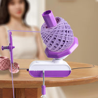 Time-Saving USB Yarn Winding Machine Compact Design Electric Yarn Winder Large Capacity Craft Tool Anti-Tangling for Knitters, Crocheters, Knitting Projects, Home Crafting