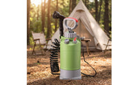 Portable Manual Backpack Sprayer Handheld Backpack Sprayer with Coiled Hose Versatile Sturdy for Campers, Camping