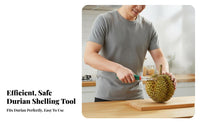 Durian Opener Easy to Use Durian Opening Pliers Sturdy Manual Fruit Opener for Home Cooks, Chefs, Restaurant, Supermarket, Parties
