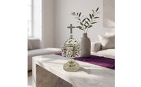 Tabletop Scent Holder Metal Scent Holder with Lid Ornate Censer for Prayer, Altar
