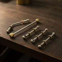 5 Pieces Slender Linkage Rods with Eyelet Ends Compact Hardware for Brass Players