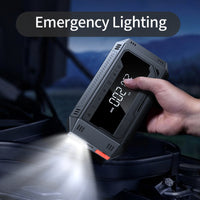 Car Jump Starter with Air Compressor Handheld Jump Starter with Air Compressor Portable Power Bank with Flashlight Rechargeable