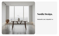 Nordic aesthetic Rectangular Canteen Table Minimalist Design Household Furniture Space-Saving Commercial Grade for Homeowners, Apartment Dwellers, Restaurant Owners, Snack Bar, Dining Room, Cafeteria, breakfast corner