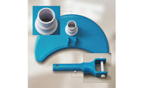 Crescent Pool Vacuum Head Manual Pool Vacuum Head with Hose Connector Compact Slim