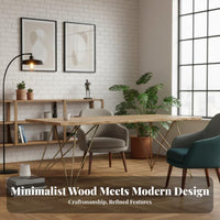 Long Rectangular Meeting Desk Modern Design Long Rectangular Desk Minimalist aesthetic Conference Table for Business groups, Professionals, Coworking Space