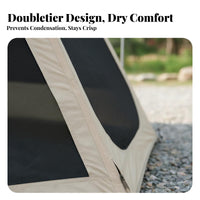 Solar-Blocking Protection Automatic Hexaand Gonal Tent Rainproof Hexaand Gonal Instant Setup Tent Waterproof Camping Shelter Expandable Vestibule for Beginners, Small Groups, Outdoors, Beach Trips, Park Outings, Family Gatherings