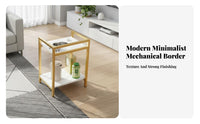 Built-in drink holder two-partlevel Mahjong holder Multi-Functional Storage Side Table Space-Saving Game Room Organizer for Teahouse Owners, Card participants