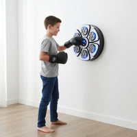 Bluetooth Connectivity Music Boxing Machine Real-Time Score Tracking Wall Mounted Electronic Boxing Target Digital Display for Children