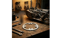 38 Tooth Chainring Evenly Spaced Cogs Silver Metal Chainring Mounting Holes Bike Chain Wheel
